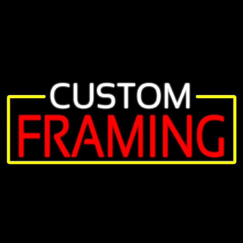 Custom Framing Neonreclame
