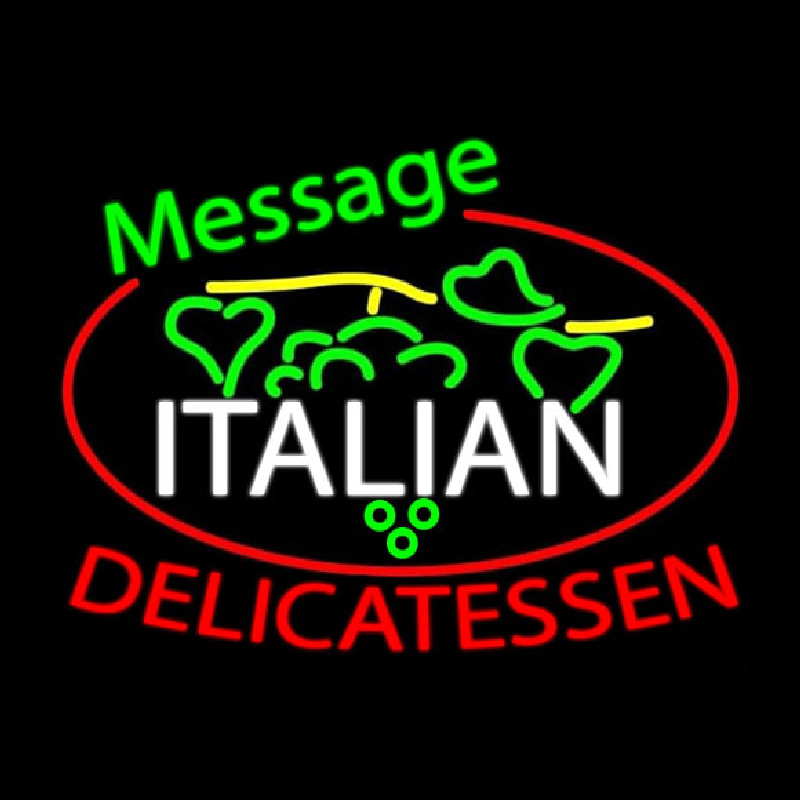 Custom Italian Delicatessen Neonreclame