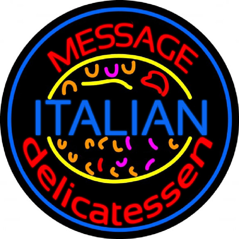 Custom Italian Delicatessen Neonreclame