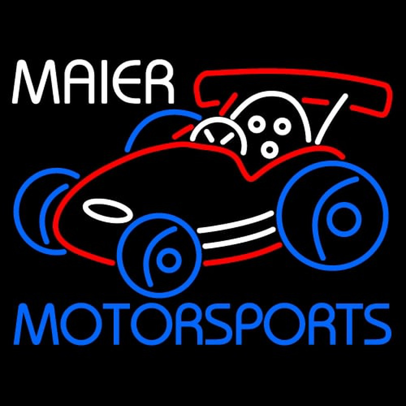 Custom Maier Motorspots Go Kart Neonreclame