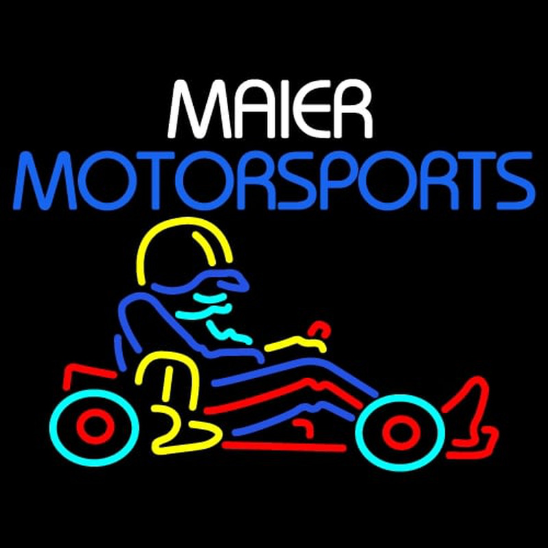 Custom Maier Motorspots Go Kart Neonreclame