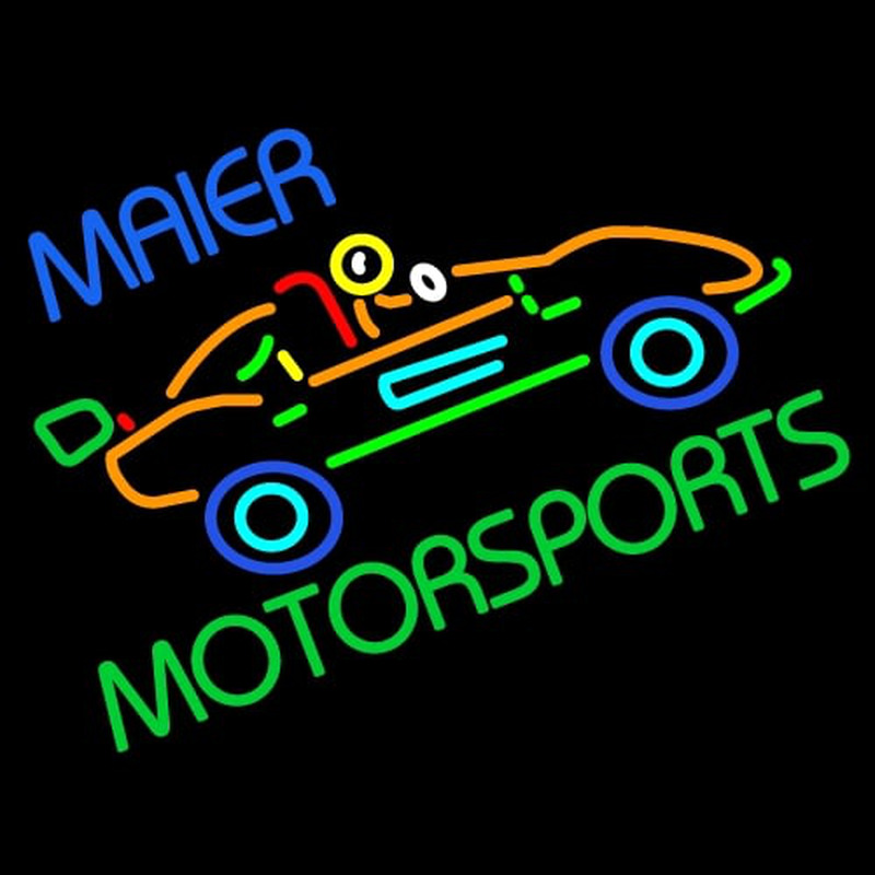 Custom Maier Motorspots Go Kart Neonreclame