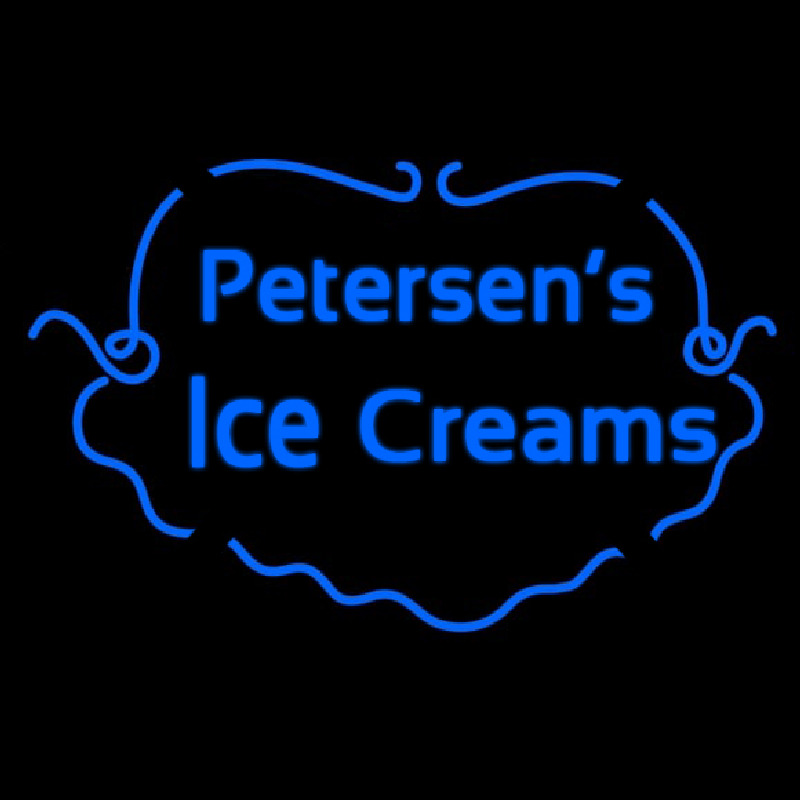 Custom Petersens Ice Creams Neonreclame