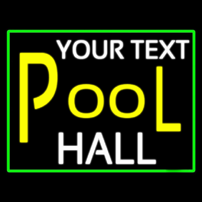 Custom Pool Hall Neonreclame