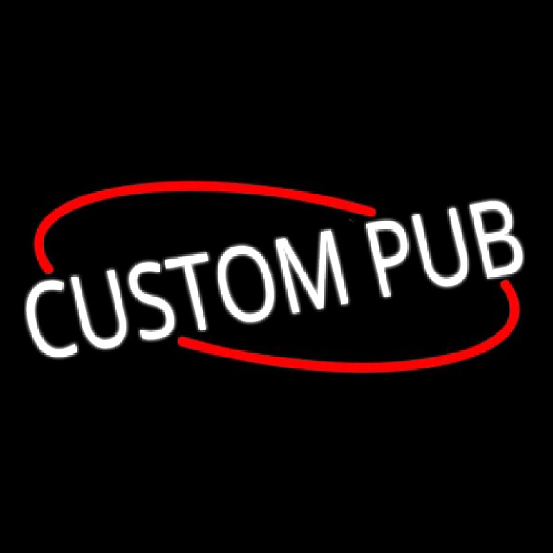 Custom Pub With Red Line Neonreclame