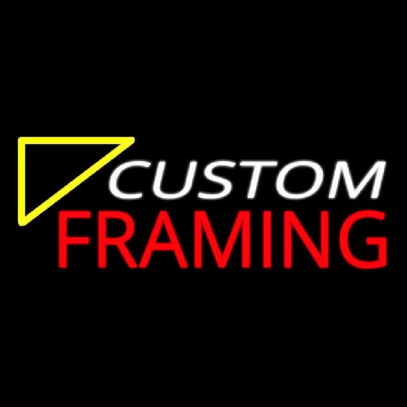 Custom Red Framing Neonreclame