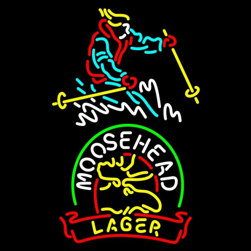 Custom Steamboat Moosehead Beer Neonreclame