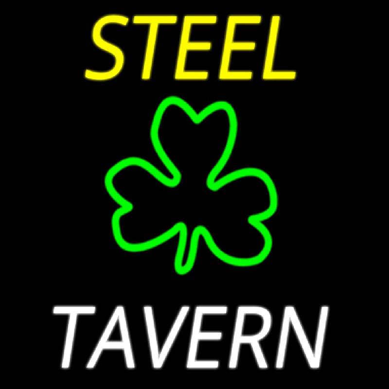 Custom Steel Tavern 3 Neonreclame