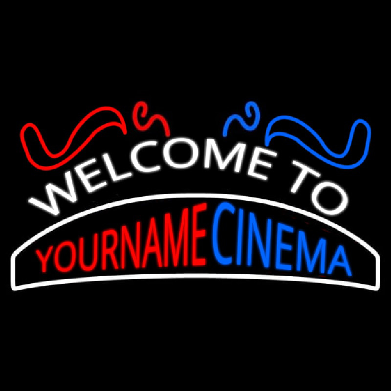 Custom Welcome To Cinema Neonreclame