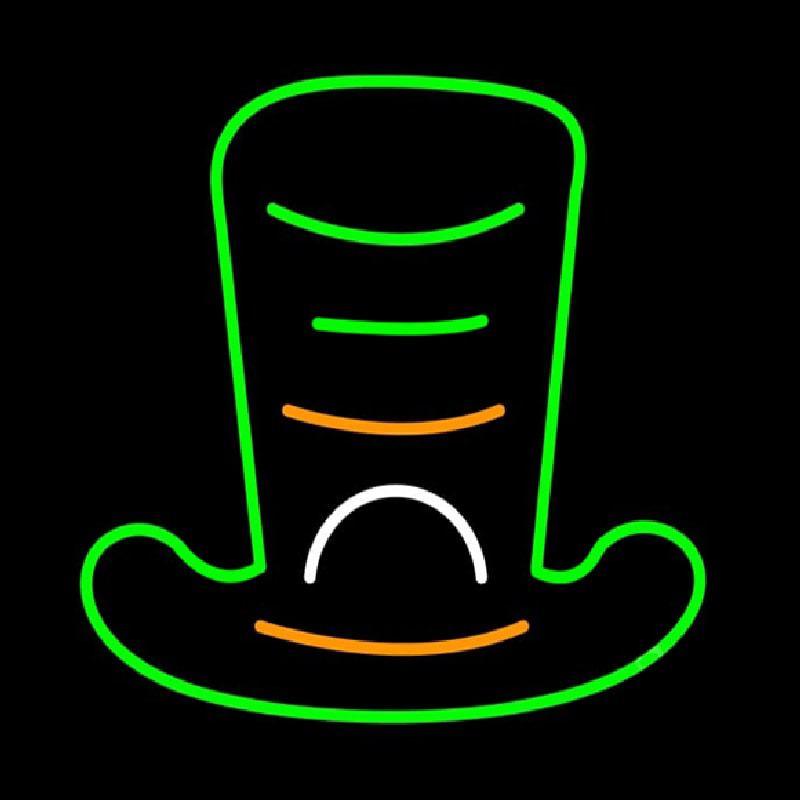 Cylinder Hat Neonreclame