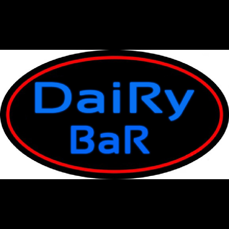 Dairy Bar With Logo Neonreclame