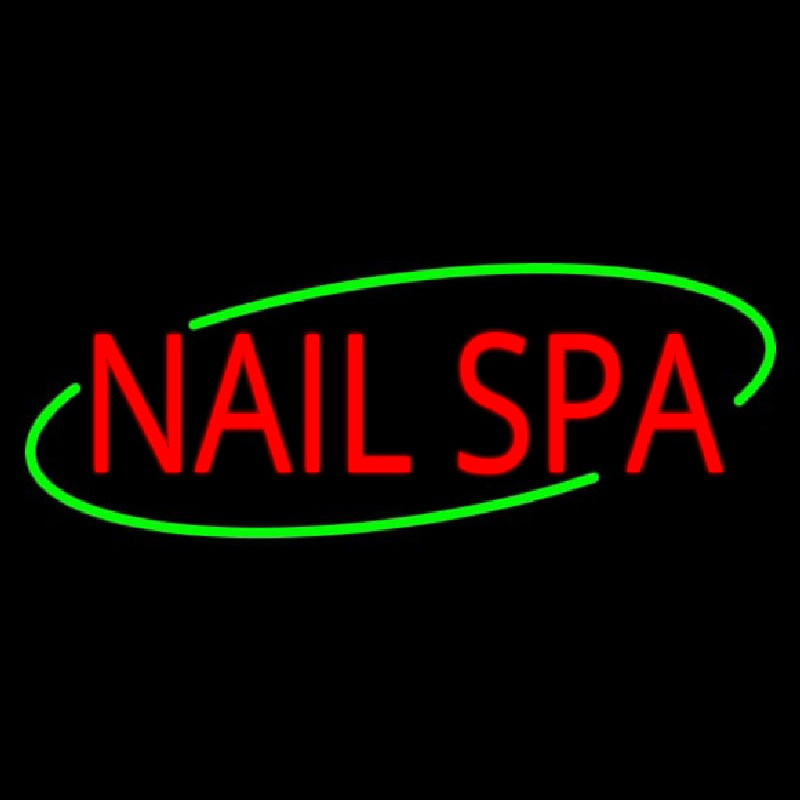 Deco Style Red Nails Spa Neonreclame