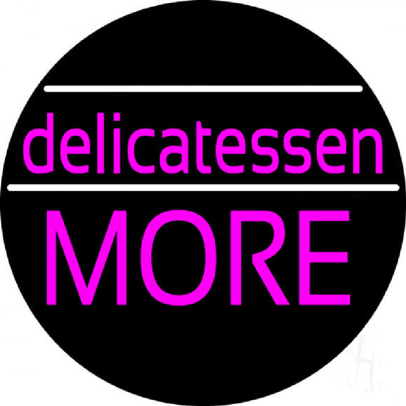 Delicatessen More Neonreclame