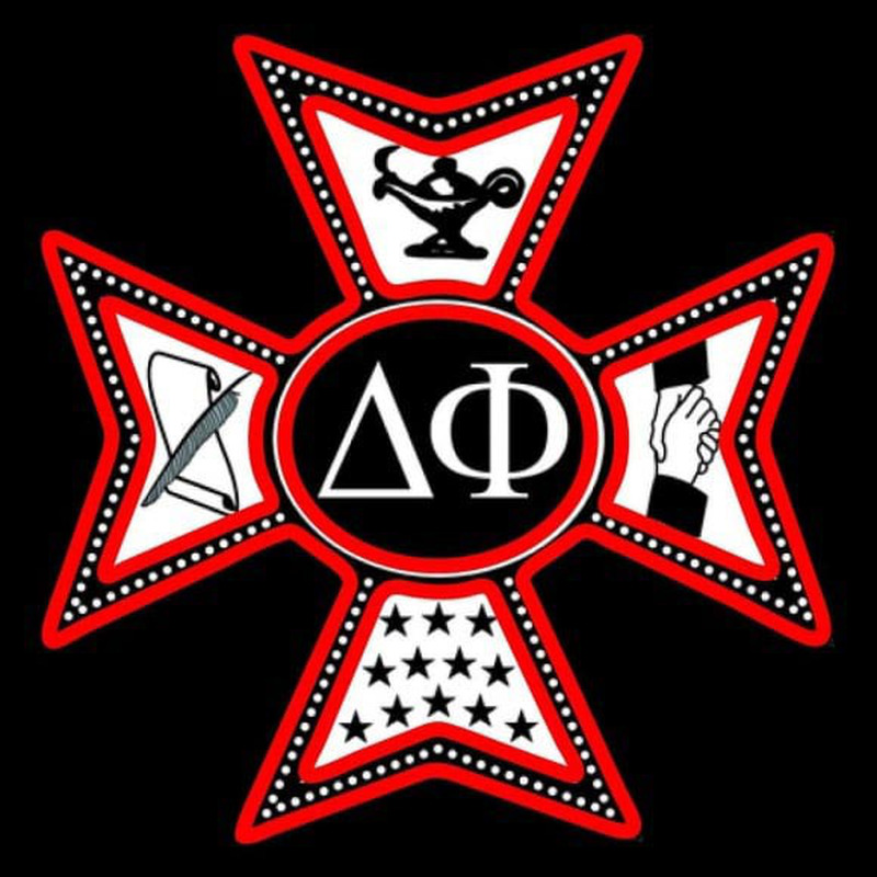 Delta Phi Chapters Logo Neonreclame