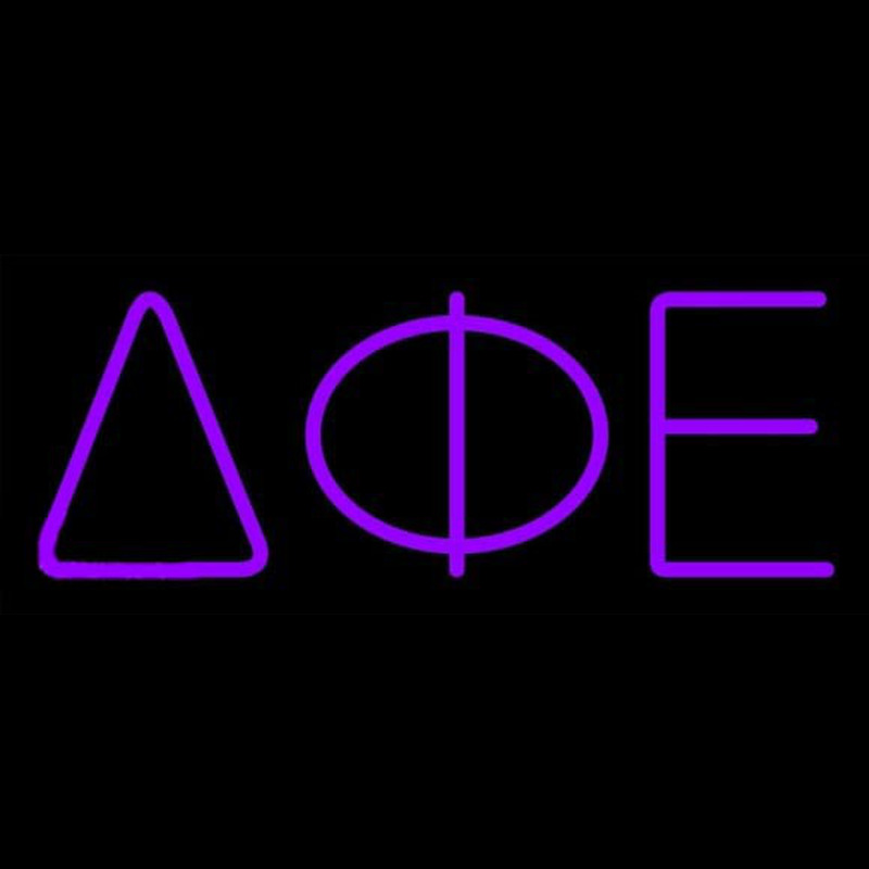 Delta Phi Epsilon Neonreclame
