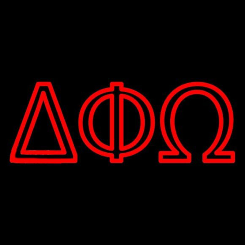 Delta Phi Omega Neonreclame