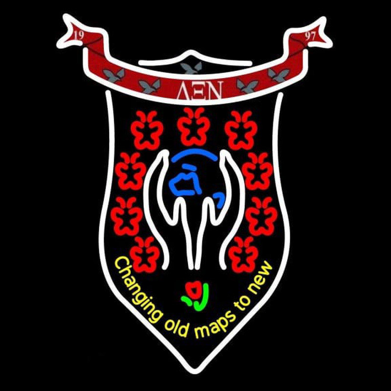 Delta Xi Nu Logo Neonreclame