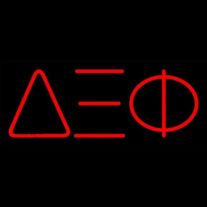 Delta Xi Phi Neonreclame
