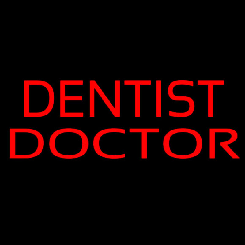 Dentist Doctor Neonreclame