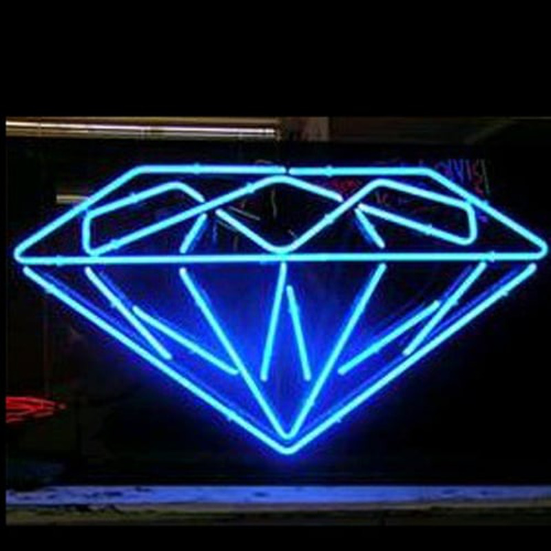 Diamond Winkel Open Neonreclame