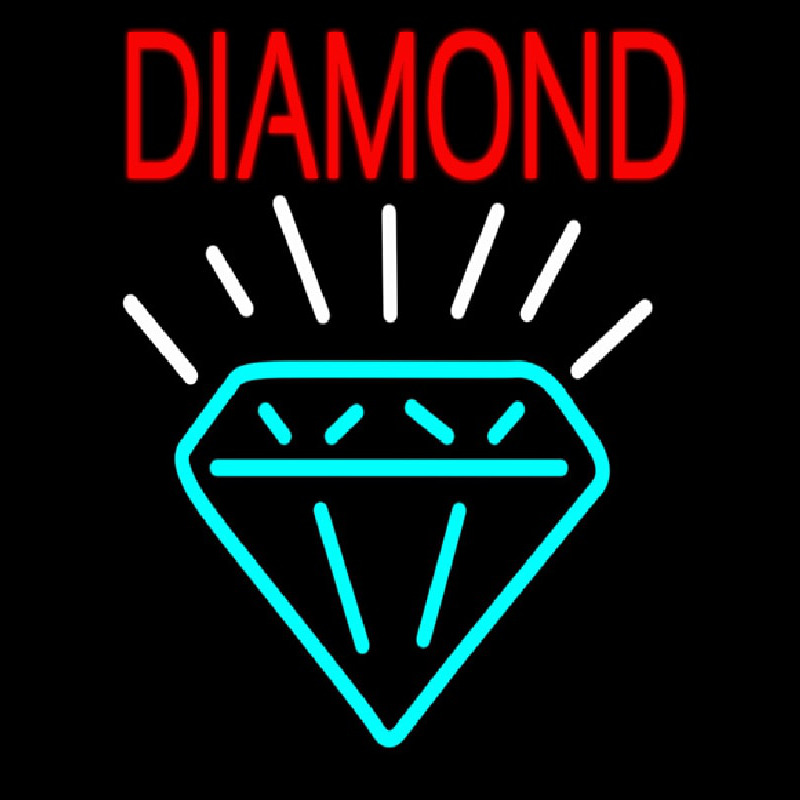 Diamond With Logo Neonreclame