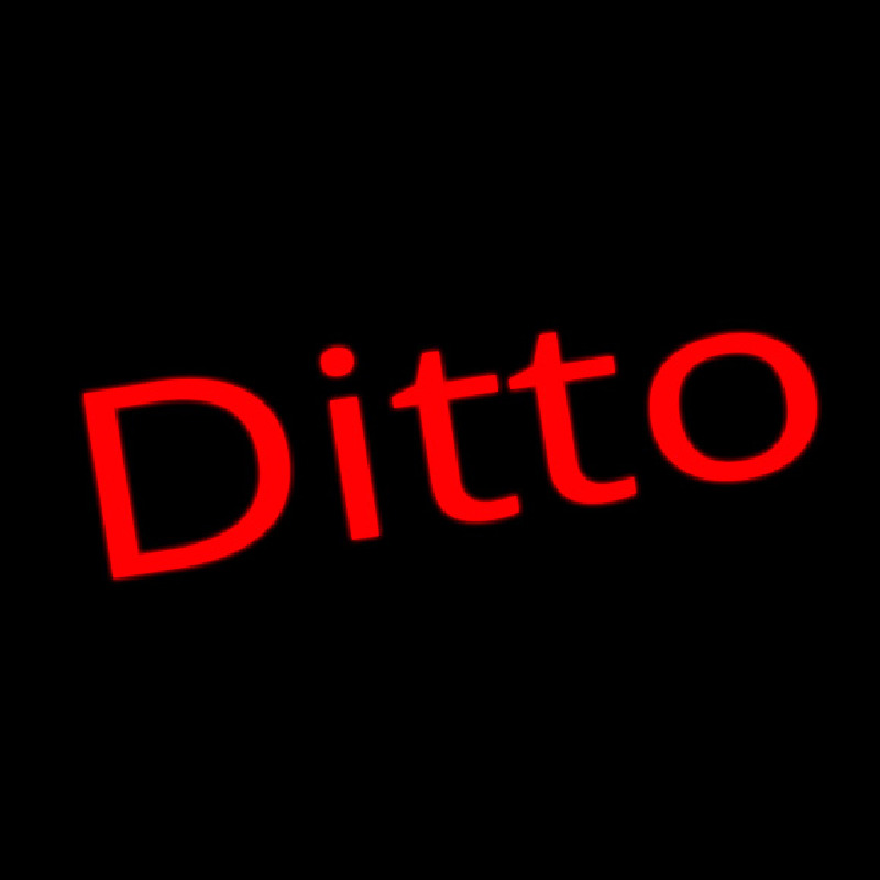 Ditto Neonreclame