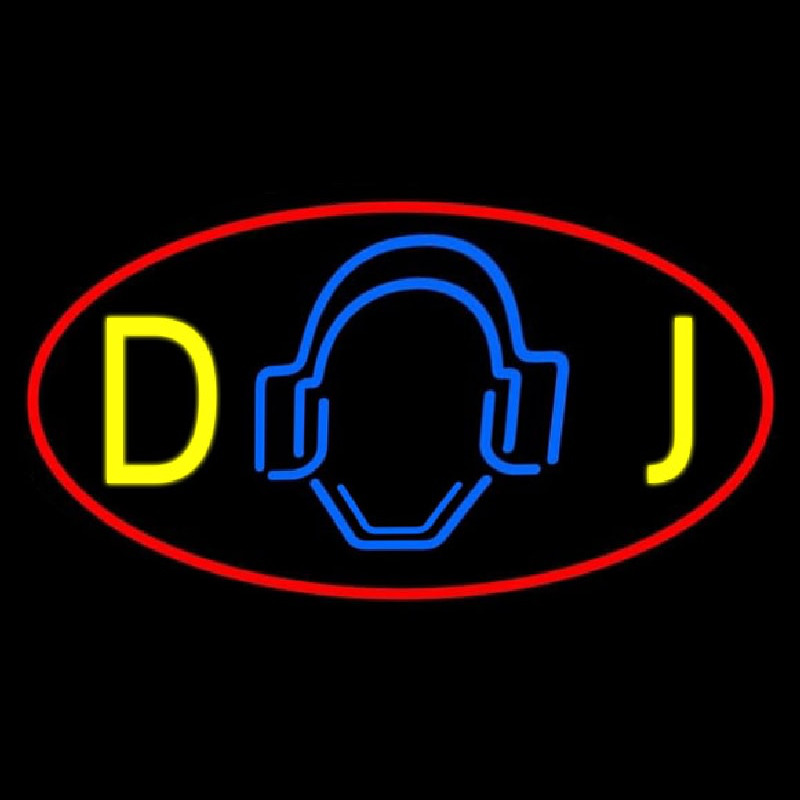 Dj Logo 5 Neonreclame