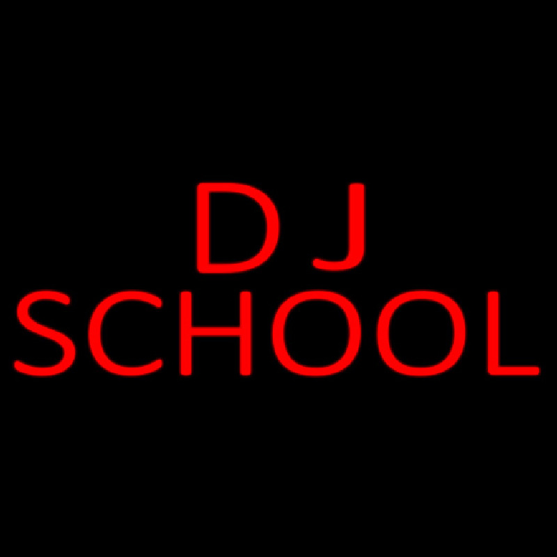 Dj School 1 Neonreclame