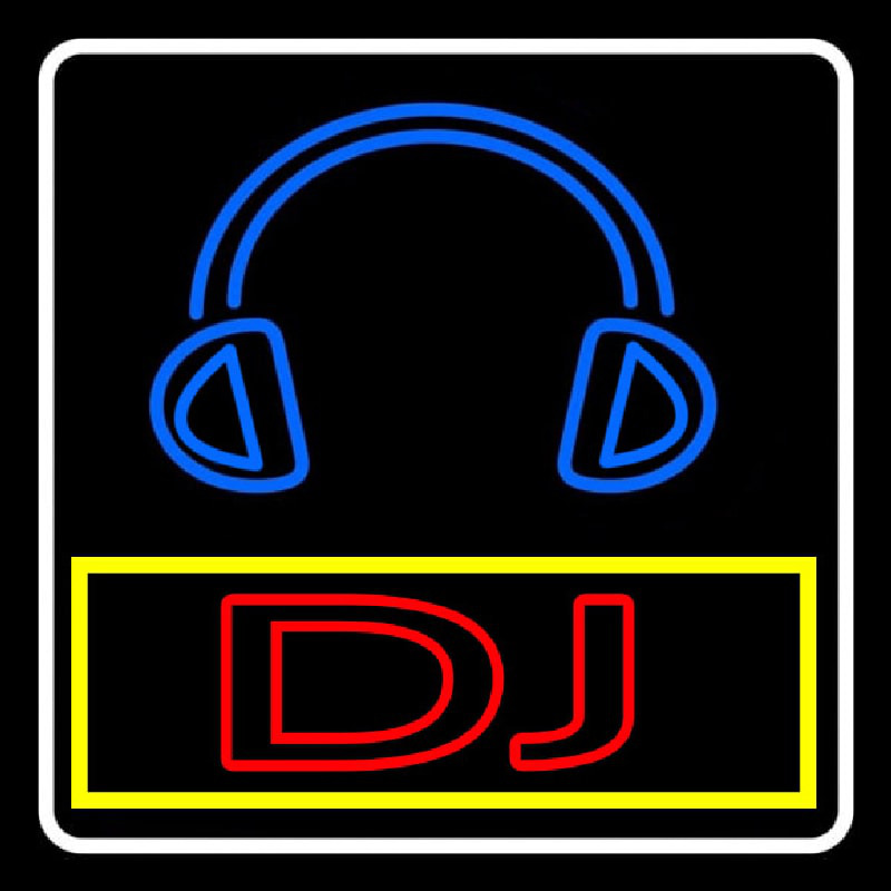 Dj With Logo Neonreclame
