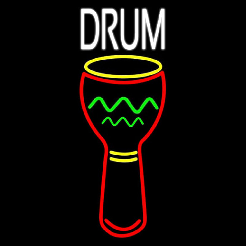 Djembe Drum 1 Neonreclame