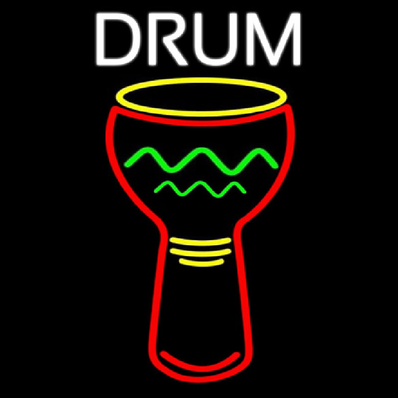 Djembe Drum 2 Neonreclame