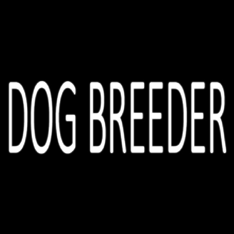 Dog Breeder Neonreclame