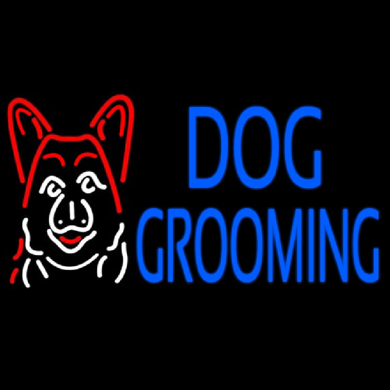 Dog Grooming Neonreclame