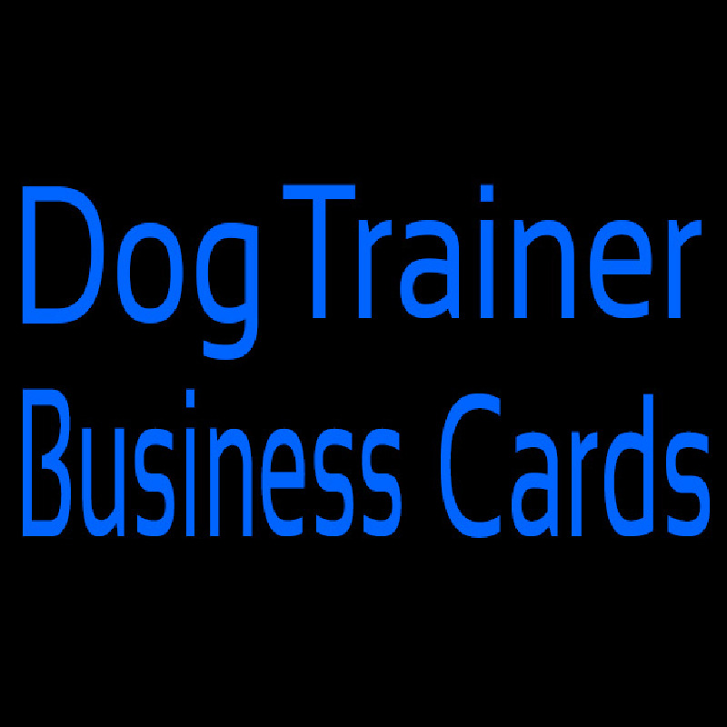 Dog Trainer 1 Neonreclame
