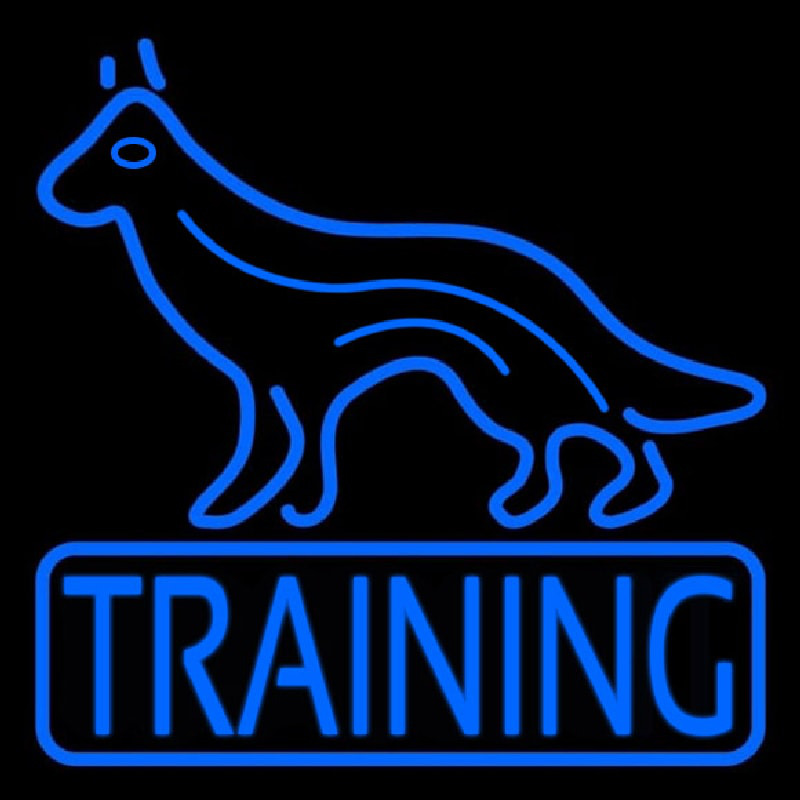 Dog Training Neonreclame