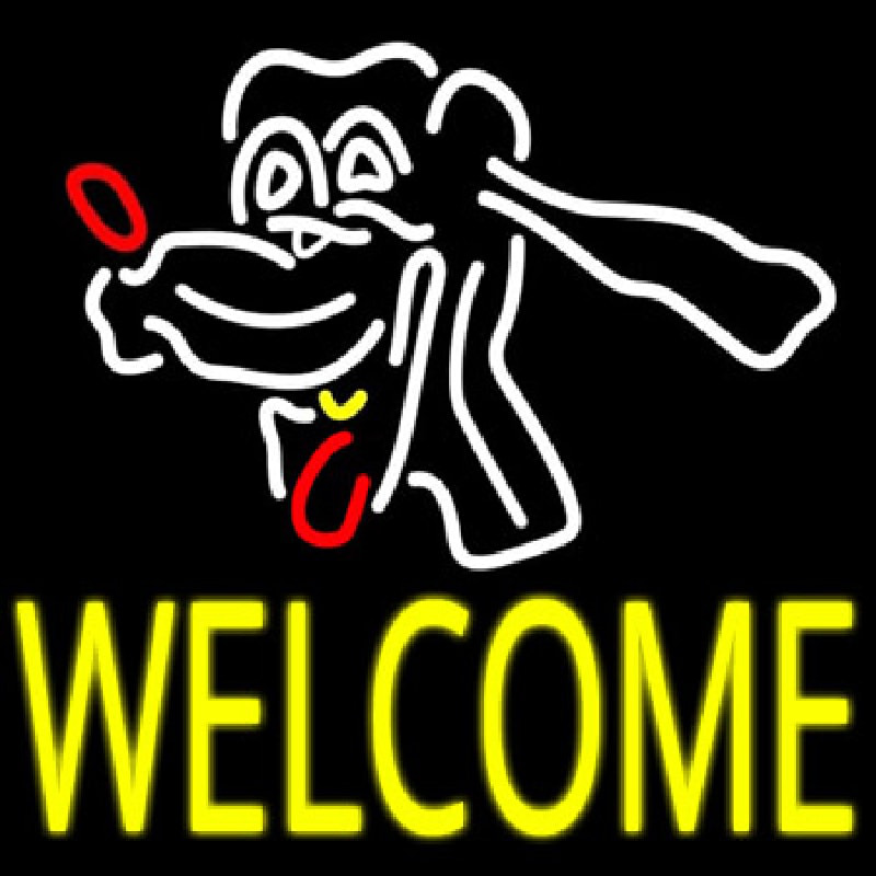 Dog Welcome Neonreclame