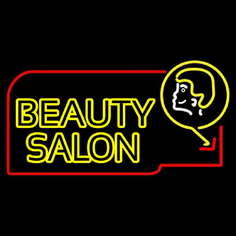 Double Stroke Beauty Salon Neonreclame