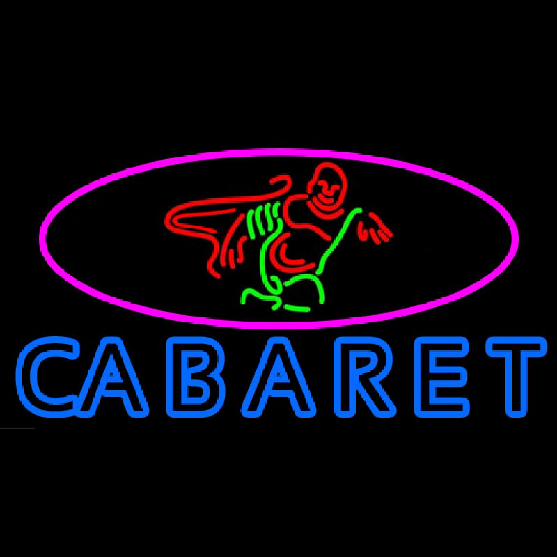 Double Stroke Cabaret Logo Neonreclame