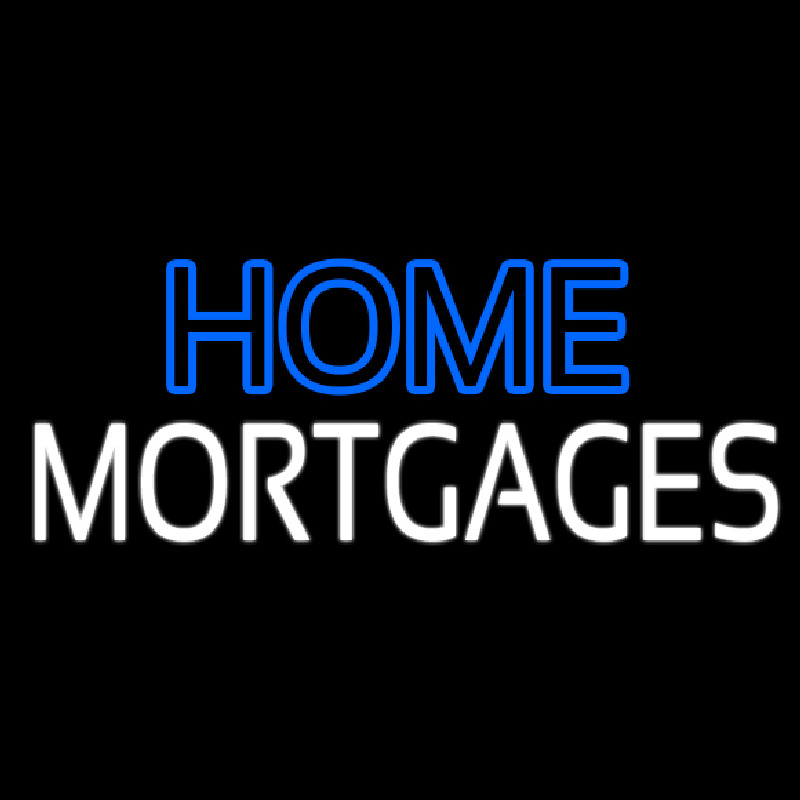 Double Stroke Home Mortgage Neonreclame