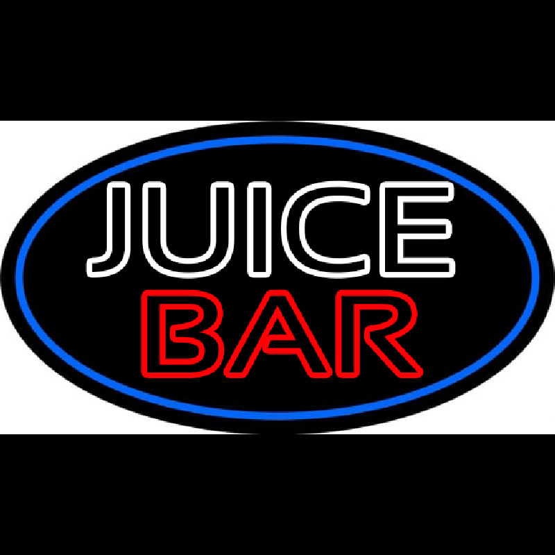 Double Stroke Juice Bar With Grapes Neonreclame