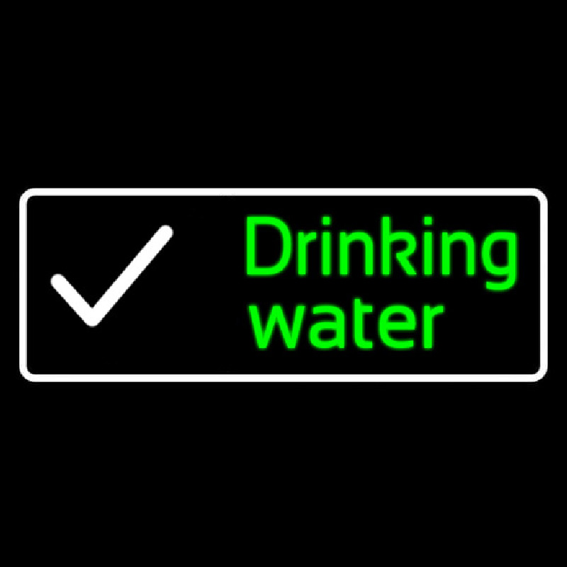 Drinking Water Neonreclame