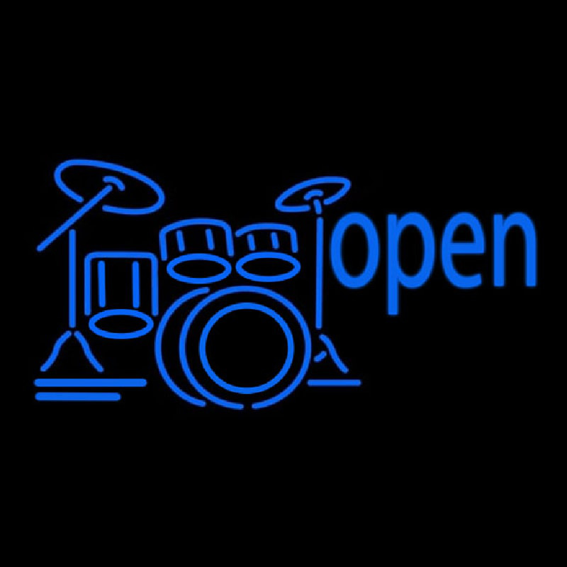 Drum Open 1 Neonreclame