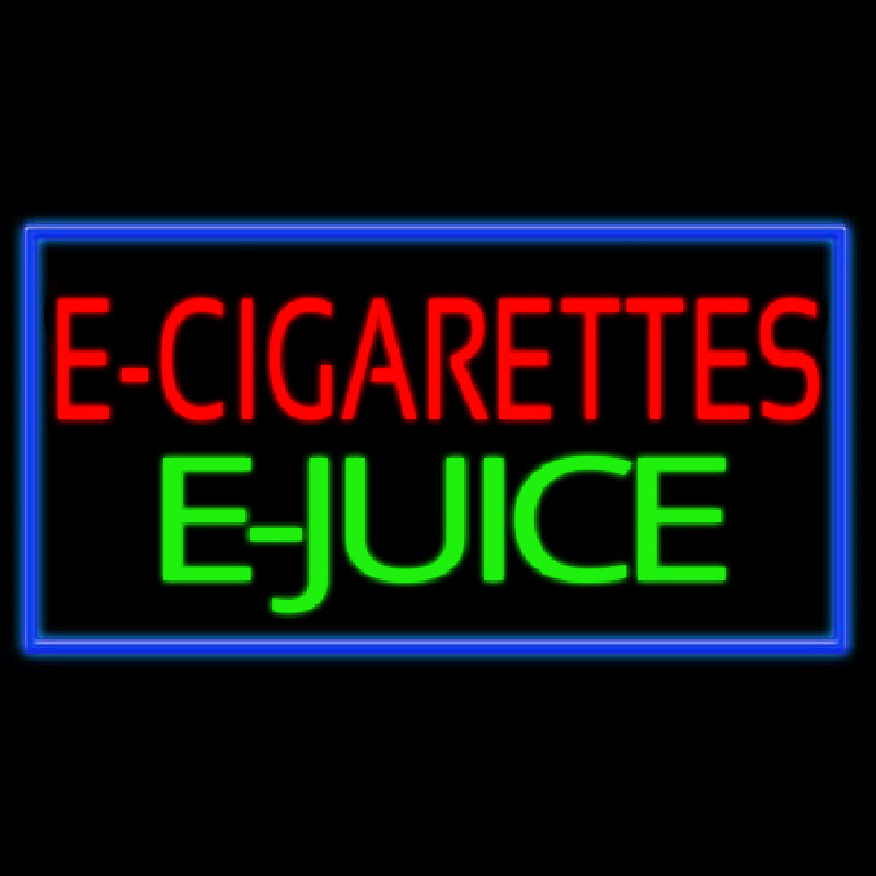 E Cigarettes E Juice Neonreclame