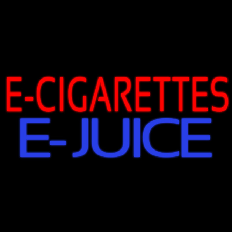 E Cigarettes E Juice Neonreclame