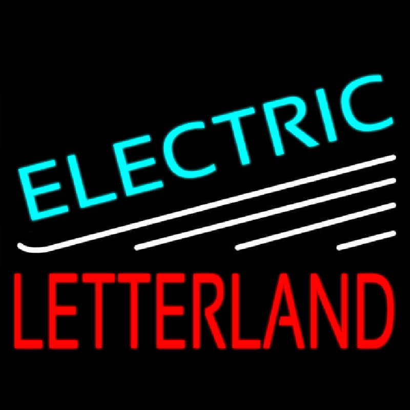 Electric Letterland Neonreclame