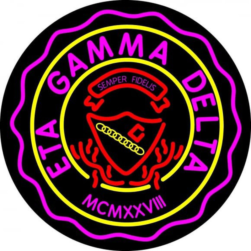 Eta Gamma Delta Logo Neonreclame