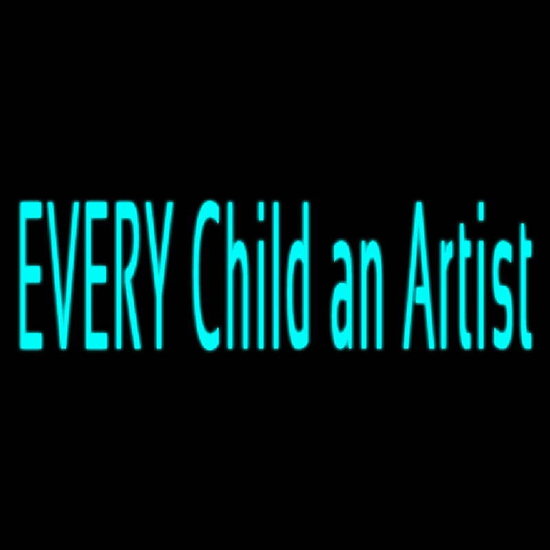 Every Child An Artist Neonreclame