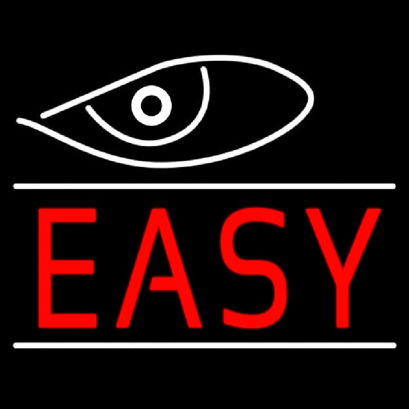 Eye With Easy Neonreclame