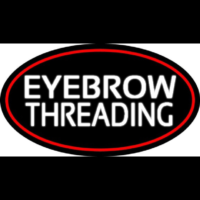 Eyebrow Threading Neonreclame