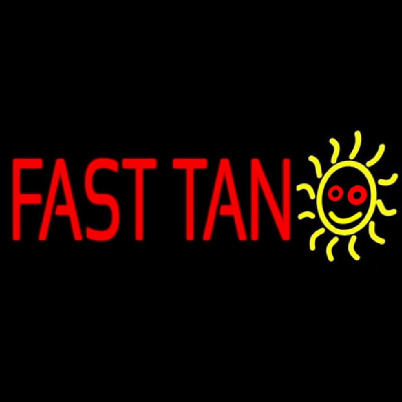 Fast Tan Neonreclame